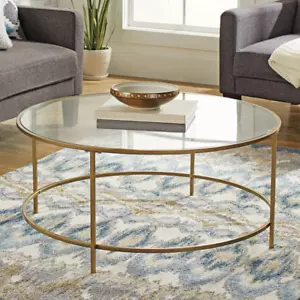 Better Homes & Gardens Nola Coffee Table, Gold Finish - Picture 1 of 12