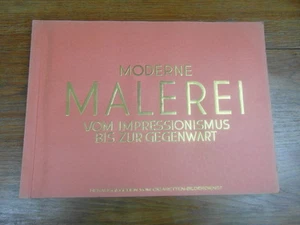 ALBUM VIGNETTES REEMTSMA ALTONA BILDERDIENST 1933 MODERNE MALEREI IMPRESSIONISME - Picture 1 of 1