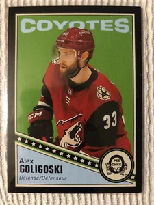 2019-20 19/20 O-pee-chee Retro Black Border Alex Goligoski #42 #d 15/100 Coyotes - Bild 1 von 2