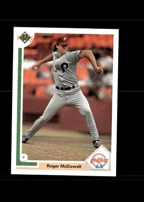 1991 Upper Deck - Roger McDowell #406 - Image 1 of 2