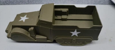 Vintage Midgetoy Metal Army Halftrack Truck Armored Military Vehicle - Image 1 of 3