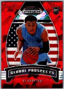 20-21 PRIZM DRAFT PICKS GLOBAL PROSPECTS ROTES ICE - RJ HAMPTON RC #99 NUGGETS - Bild 1 von 2