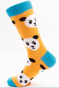 Goldene Panda-Socken Neuheit Unisex 6-12 verrückter Spaß SF97 - Bild 1 von 1