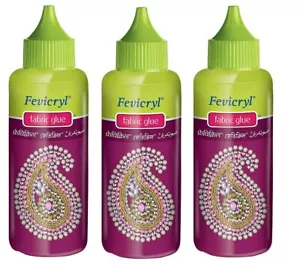 Pack of 3 Pidilite Fabric glue fevicry 80 gm each - Picture 1 of 4