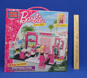 Barbie Mega Bloks Fashion Boutique Shop 107 Pieces ages 4 & up Build N Style