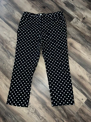 Lauren Ralph Lauren Black with white polka Dots  lightweight - Size 14 - Image 1 of 2
