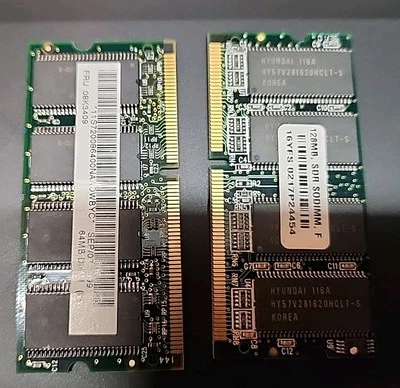  SD-RAM 100MHz 128MB & 64MB For Vintage Laptops - Image 1 of 2