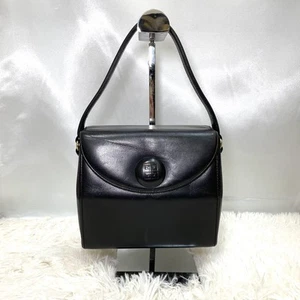Rare Givenchy 4G Logo Black Leather Mini Top-Handle Bag 19x17cm - Picture 1 of 11