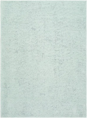 Tobey Solid and Border Seafoam Washable Area Rug - Image 1 of 2