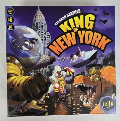 King Of New York Board Game iello Richard Garfield Complete - Image 1 of 4