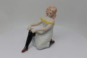 Estatuilla Belleza Baño Sexy Art Deco-Estilo Alemán Estilo Art Nouveau Porcelana - Imagen 1 de 12