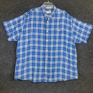 Orvis Mens 2XL Short Sleeve Button Down Linen Shirt - Picture 1 of 8