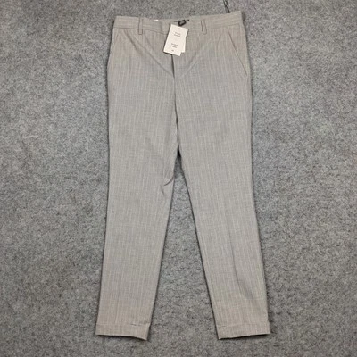 Pantalones de vestir informales recortados ajustados H&M para mujer 31x28 gris chino nuevos con etiquetas Foto 1 de 4