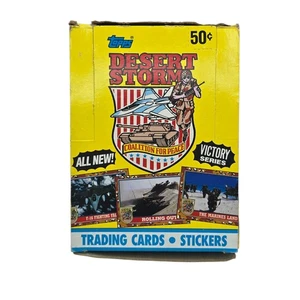 1991 Topps Desert Storm Trading Card 36ct Full Box Unopened Cards Victory Series - Picture 1 of 8