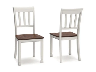 ASHLEY FURNITURE NEW! (Set of 2) Signature Design by Ashley Whitesburg Slat Back Dining Chair