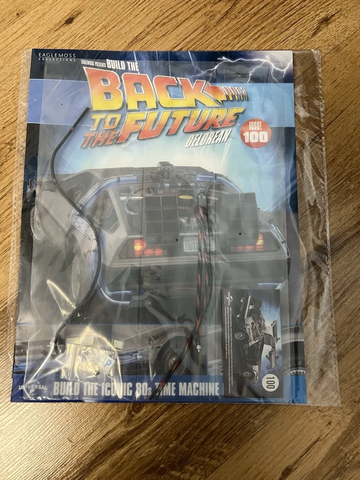 EAGLEMOSS  BUILD THE BACK TO THE FUTURE DELOREAN ISSUE 100 PART AND MAGAZINE - Image 1 of 1