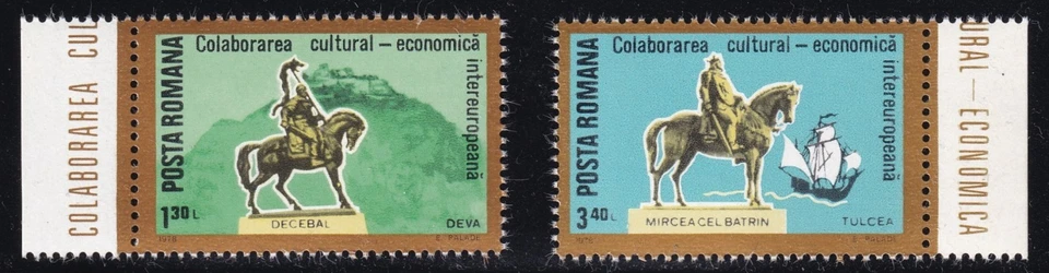 Romania – MI 3514-3515 / Scott 2767-2768 - Set of two singles, Unused NH - Image 1 of 1