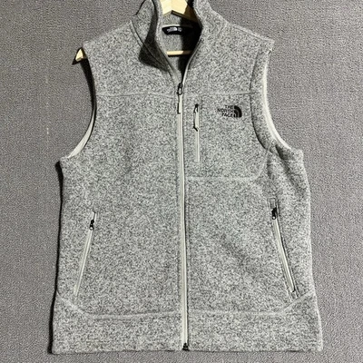 Chaleco The North Face Para Hombres M Gordon Lyons Suéter Polar Cremallera Completa Tiro Alto Gris Foto 1 de 4