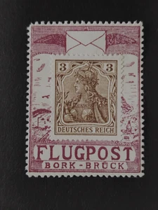 Deutsche Flugpost Luftschiff 1912 Bork-Brück postfrisch Feldpost Falsch/Repro - Bild 1 von 1