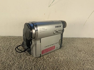 Sony DCR-HC14E Camcorder Silver With Battery UNTESTED  - Image 1 of 4