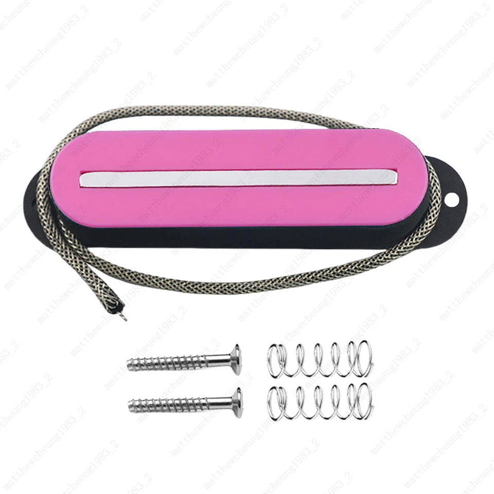 Guitar Pickup Single Blade w/Ceramic Magnet & Shielded Braided Wire For ST/Start - Image 1 of 4