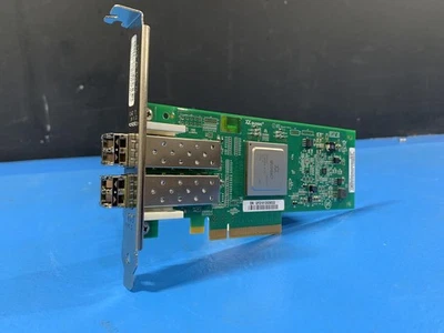 QLOGIC QLE2562 PCIe 2.0 8GB Dual Port Host Bus Adapter Card High Profile - Image 1 of 4