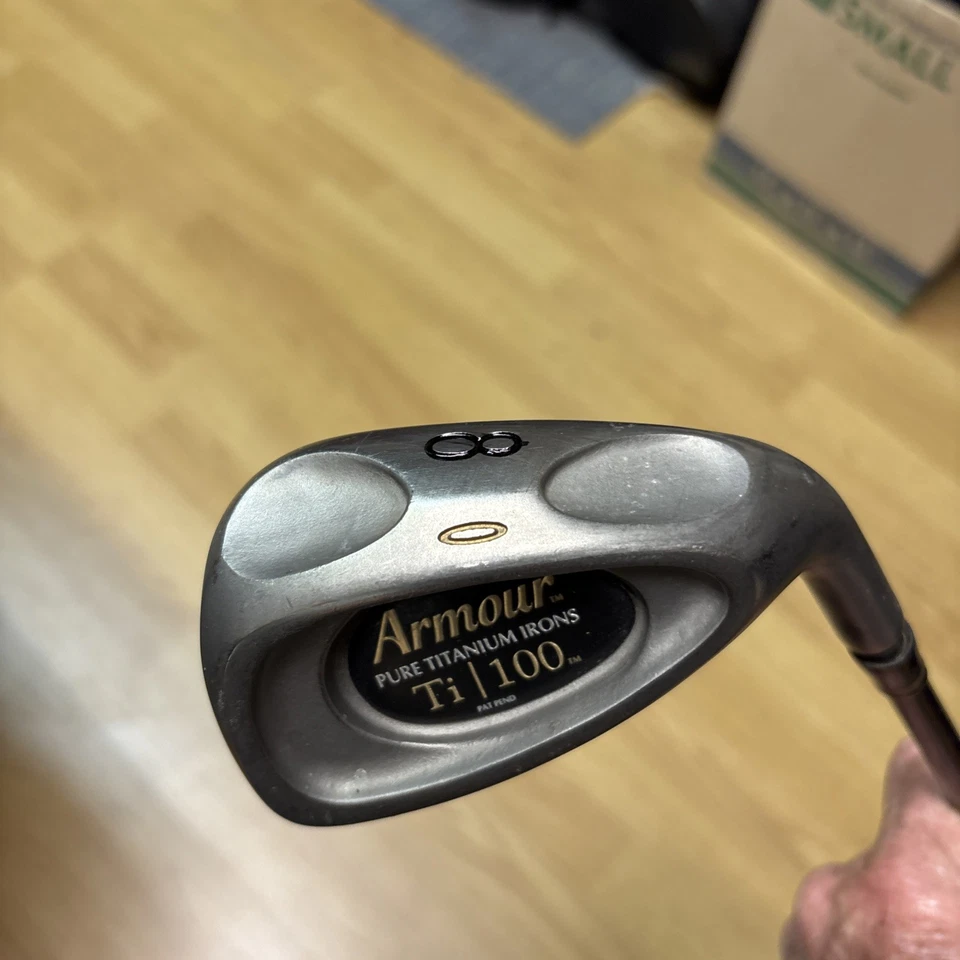 Tommy Armour Ti 100 Single 8 Iron Factory Aldila Graphite Stiff Flex Shaft. - Image 1 of 4