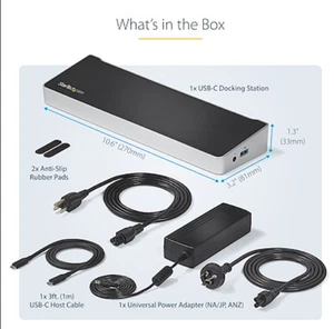StarTech Triple 4k Monitor Usb-c Dock DK30CH2DEP - Picture 1 of 1