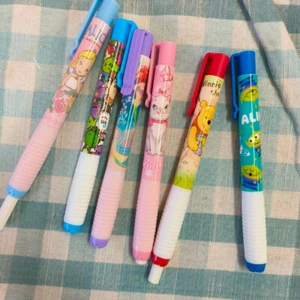 Disney Alice Ariel Marie Clicker Eraser Winnie Pooh Alien Toy Story Cute School - Picture 1 of 21