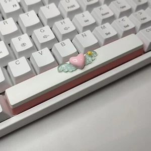 118 mm 6,25 HE Space Keycap Zum Selbermachen mechanische Tastatur PBT Ersatz Key Cap weiß - Bild 1 von 5