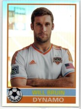 2014 Topps Chrome MLS 76-77 Footballer Mini Will Bruin HOUSTON DYNAMO insert 92