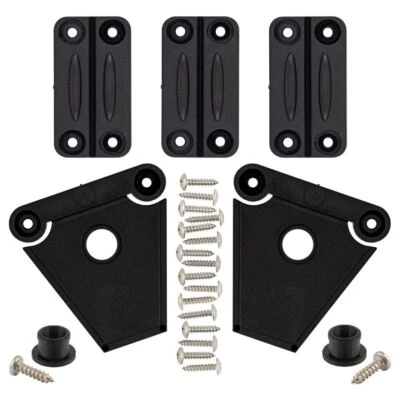 NeverBreak Parts - Igloo Cooler Repair Kit (black) - 3 hinges, 2 latches