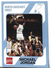 1989 Collegiate Collection/Coca-Cola North Carolina's Finest Michael Jordan #15