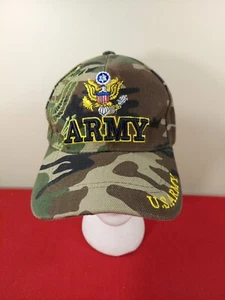 Sombrero de camuflaje del ejército de EE. UU. con correa bordada - Imagen 1 de 12