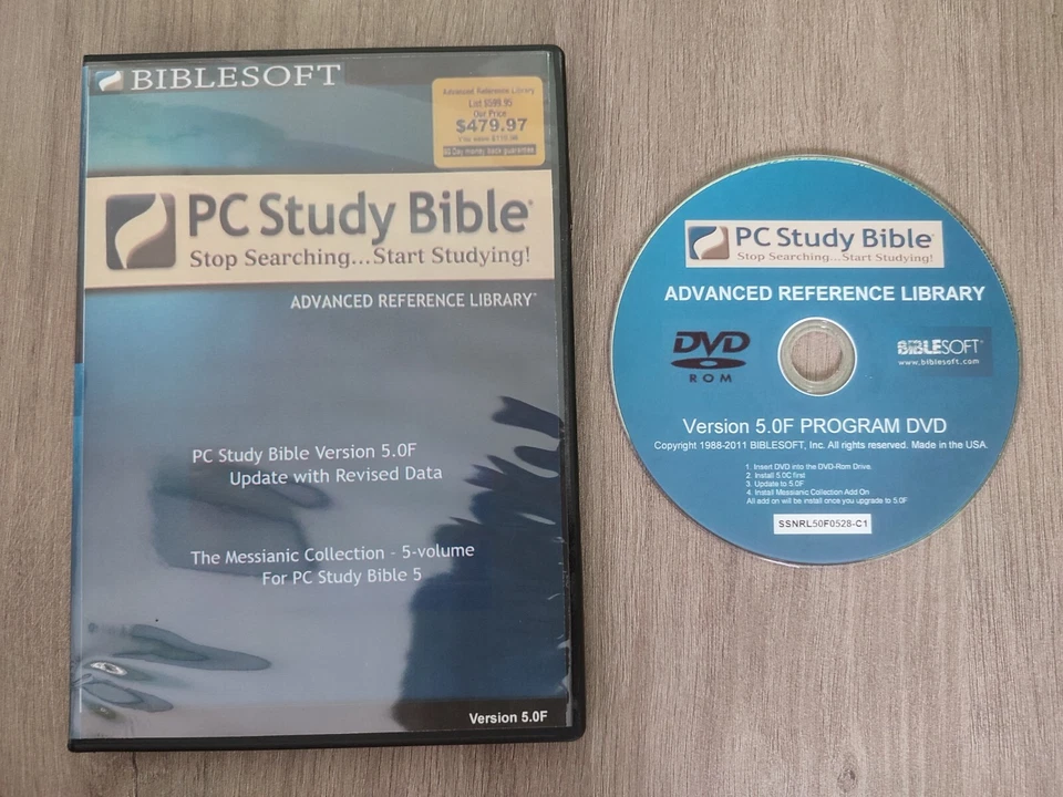 Biblesoft - PC Study Bible ADVANCED REFERENCE LIBRARY DVD ROM Version 5.0F - Image 1 of 4
