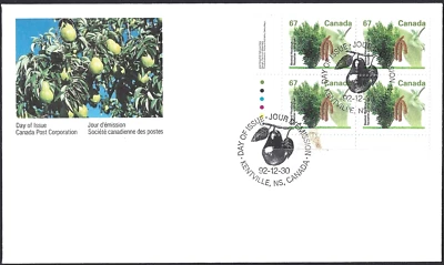 🍁Canada   #1368 LLpb  "BEAKED HAZELNUT"    Fine Used 1992 First Day Cover - Image 1 of 3