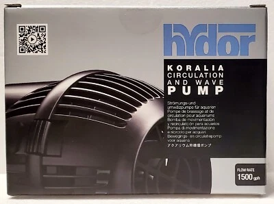 BOMBA DE ÁGUA PARA AQUÁRIO HYDOR KORALIA e WAVE 1500 GPH P29501 - Imagem 1 de 4