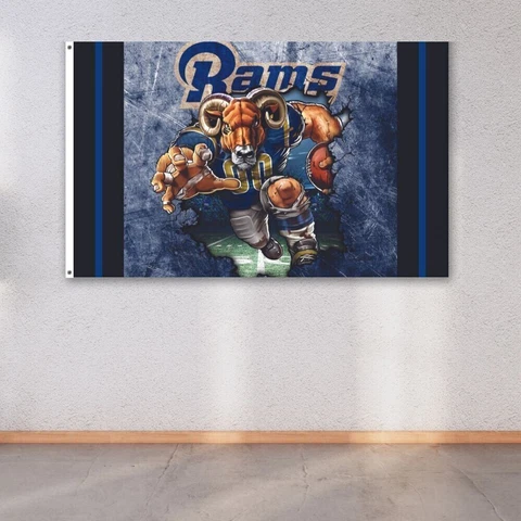 Los Angeles Rams 3x5 ft Flag NFL Football Champions Wall Decor Banner Cover