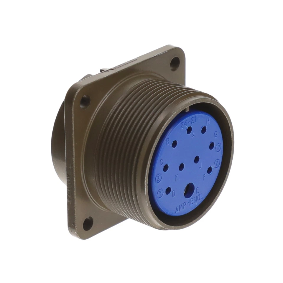 Amphenol MIL Spec Circular Connector Female 10 Position 97-3102A-24-21S - Image 1 of 1