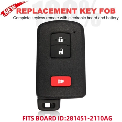 Se adapta a Toyota Tacoma 2015 2016 2017 2018 2019 2020 mando a distancia inteligente llavero HYQ14FBA Foto 1 de 4