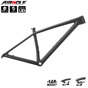 AIRWOLF XC MTB Carbon Hardtail Frame 29er Boost Bike Bicycle Frameset 148mm 960g - Picture 1 of 25
