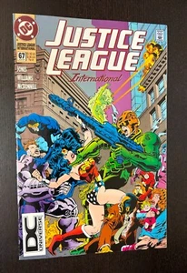 Liga de la Justicia Internacional #67 (DC Comics 1994) -- Variante del logotipo de DCU -- En estado bastante bueno/casi nuevo - Imagen 1 de 2