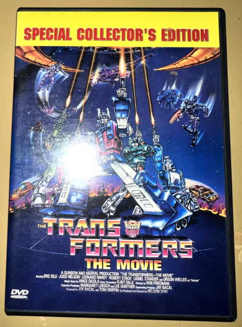 The Transformers: The Movie (1986) Brazilian dvd movie cover