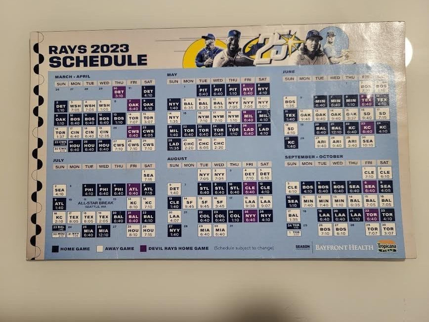 tampa-bay-rays-baseball-magnet-vintage-sports-schedules-for-sale-ebay