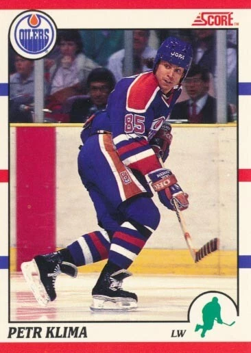 1990-91 Score Canadian #232 PETR KLIMA - Edmonton Oilers - Bild 1 von 1