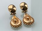 9ct Gold Victorian Earrings with Modern Omega Fitting