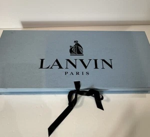 Lanvin Paris LEERE Schachtel 16 x 2 x 6,5 Seidenpapier Box für Gürtel - Bild 1 von 14