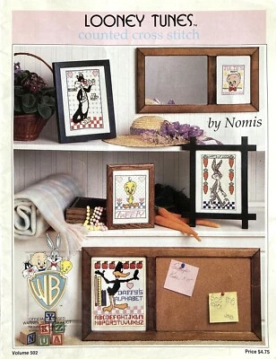 Looney Tunes Counted Cross Stitch by Nomis Volume 502 Warner Bros 1987 - Image 1 of 3