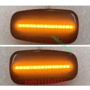 2x for Toyota Allion 2002-04 Front Left Right Signal Turn Light LED Black Cover - Bild 1 von 1