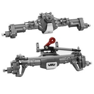 CNC gefräste Aluminiumlegierung vordere und hintere Portalachse für 1/10 RC Crawler Auto A - Bild 1 von 11